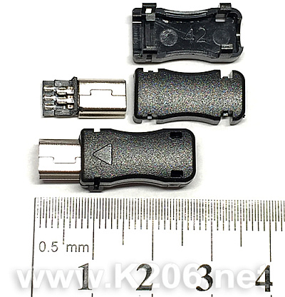 USB B MINI-K/BLACK